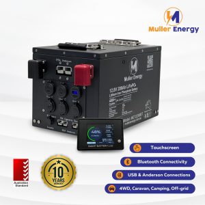 Muller Energy - 200Ah Lithium Battery with Touchscreen