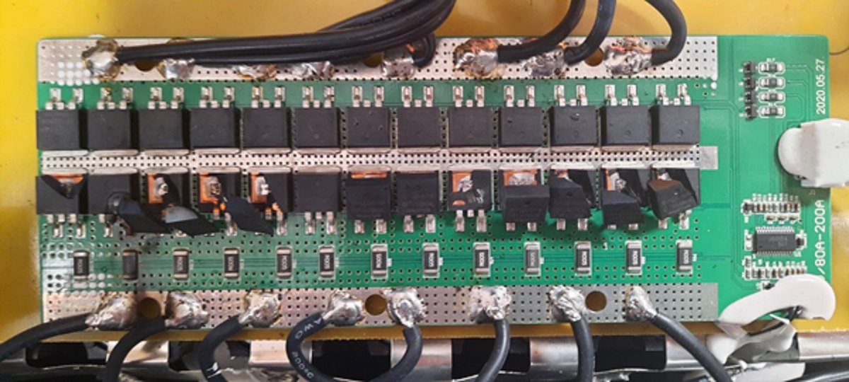 cheap BMS with blown MOSFETs