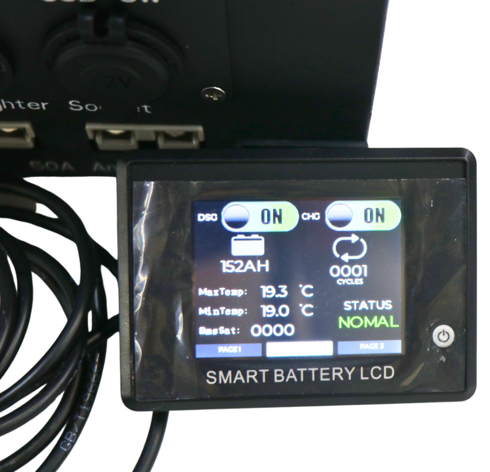 Touch Screen: Use with Muller Energy Batteries and JBD BMS lifepo4 lithium battery