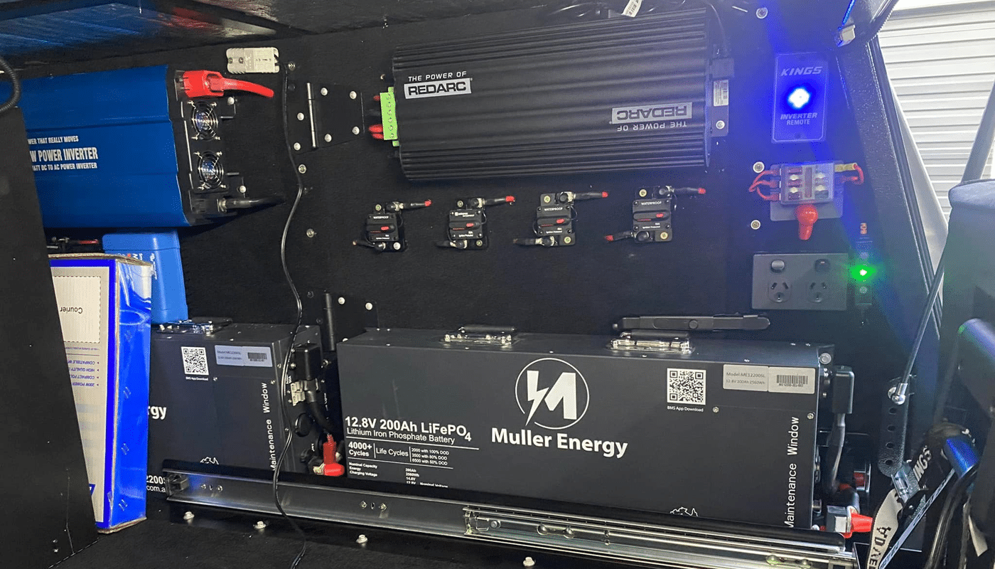 How Commercial Solar Batteries Reduce Energy Costs for Businesses 3 Muller Energy: 12.8V 200Ah LiFePO4