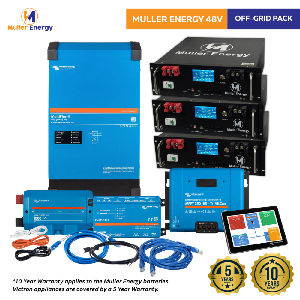 Muller Energy - 48V Off Grid Power Kit - Large Kit
