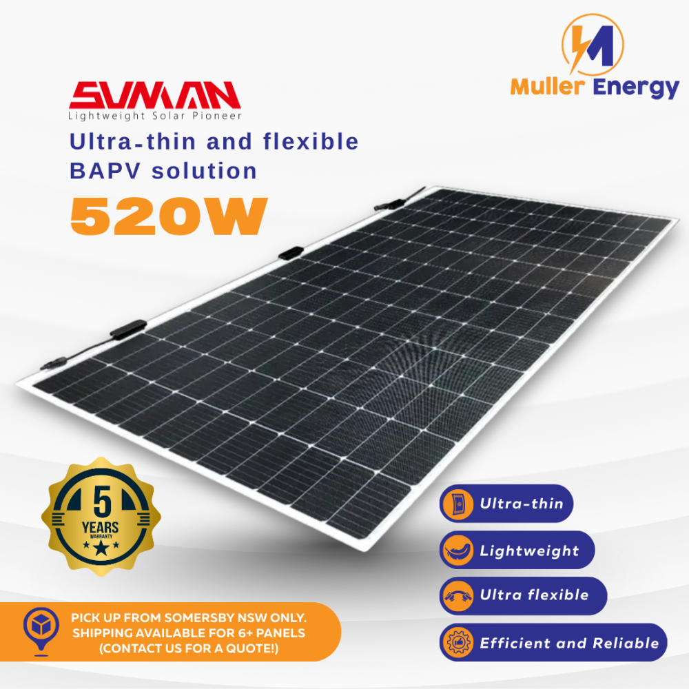 Can You Power a Food Truck with Solar Panels? 2 520W flexible solar panel