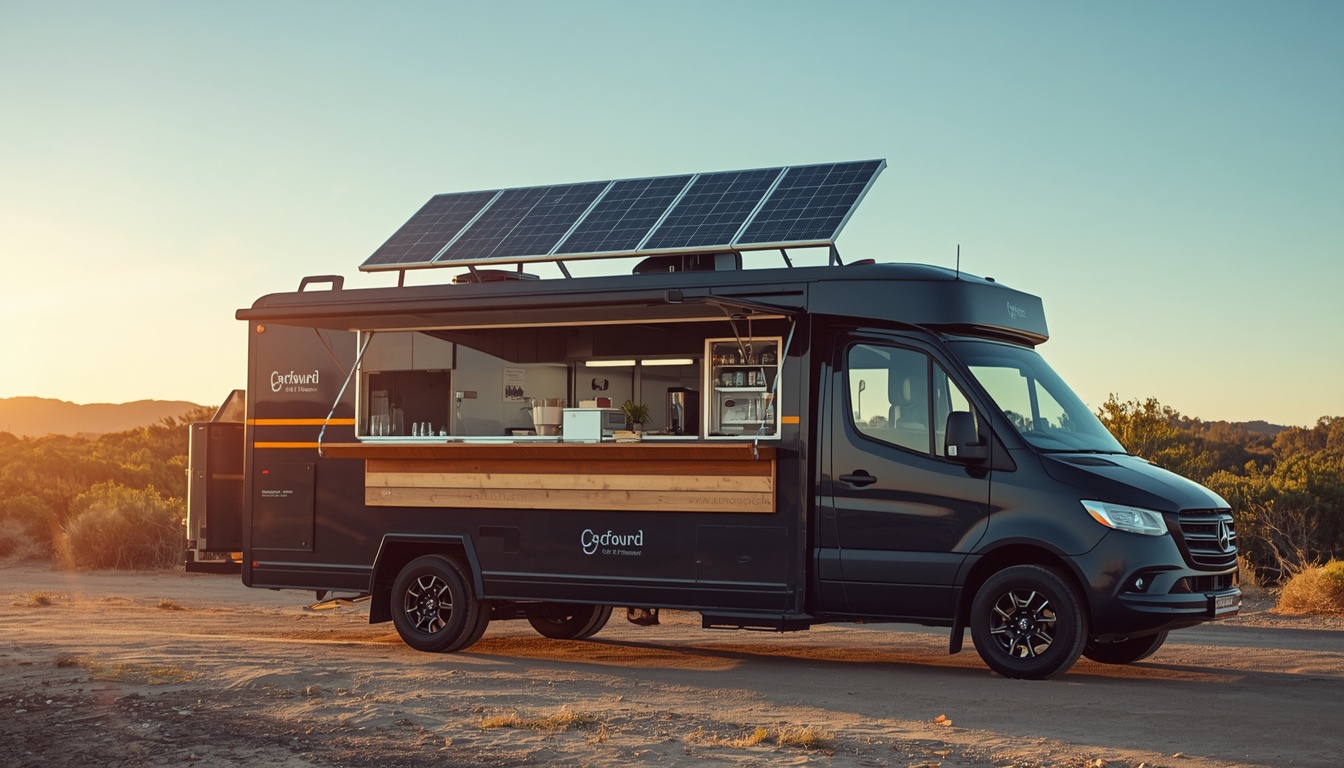 Can You Power a Food Truck with Solar Panels? 1 Food Truck with Solar Panels